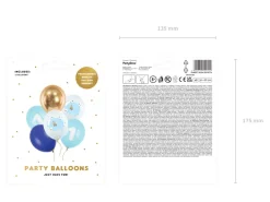 1 År Ballong Mix Lyseblå
