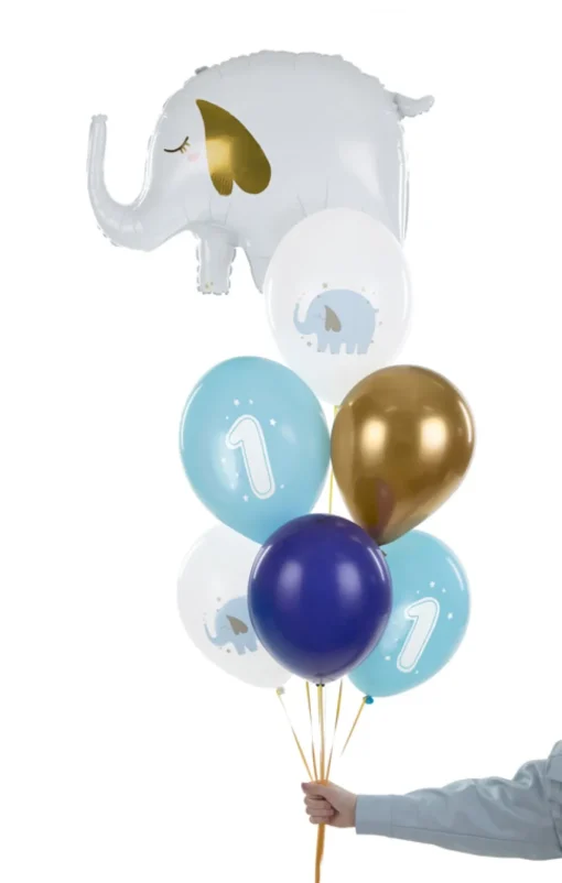 1 År Ballong Mix Lyseblå