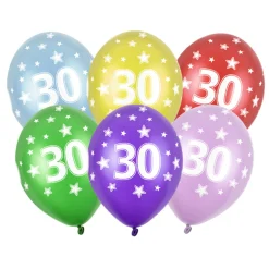 30 År Ballonger Fargemiks