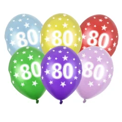 80 År Ballonger Fargemiks