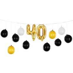 40 År Ballonggirlander