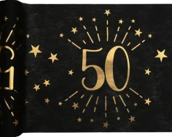 50 År Bordløper Gull og Svart