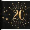 20 År Bordløper Gull og Svart