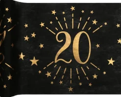 20 År Bordløper Gull og Svart