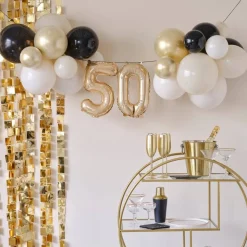 50 År Bursdag Ballonggirlander