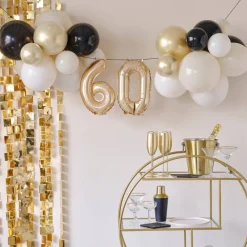 60 År Bursdag Ballonggirlander