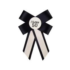 50 År Bursdag Premierosett Svart og Hvit
