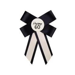 60 År Bursdag Premierosett Svart og Hvit