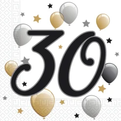 30 År Bursdag Servietter