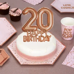 20 År Kaketopp Gullrosa