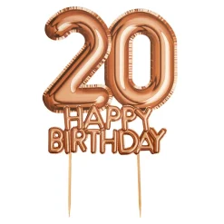 20 År Kaketopp Gullrosa