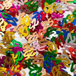 25 År Konfetti Multifarget
