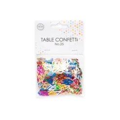 25 År Konfetti Multifarget