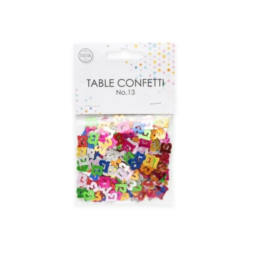 13 År Konfetti Multifarget