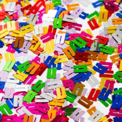 11 År Konfetti Multifarget