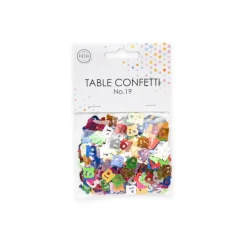 19 År Konfetti Multifarget