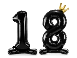 18 År Stående Tallballong Svart