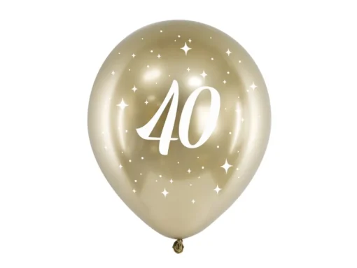 40 Års Ballonger Gull