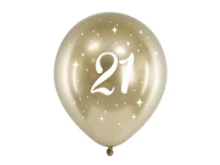 21 Års Ballonger Gull