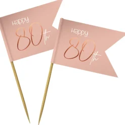 80 Års Cocktailpinner Lush Blush