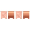 50 Års Flaggbanner Lush Blush