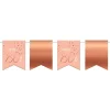 80 Års Flaggbanner Lush Blush