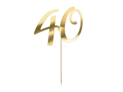 40 Års Kaketopper Gull