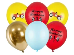 1 Års Racerbil Ballongbukett