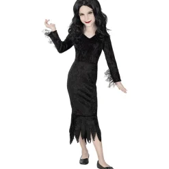Addams Family® Morticia Addams Barneparykk