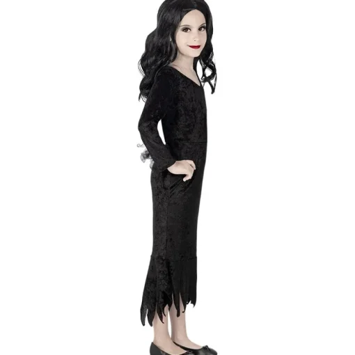 Addams Family® Morticia Addams Barneparykk
