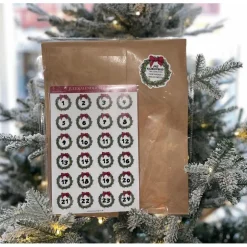 Adventskalender Klistremerker og Poser
