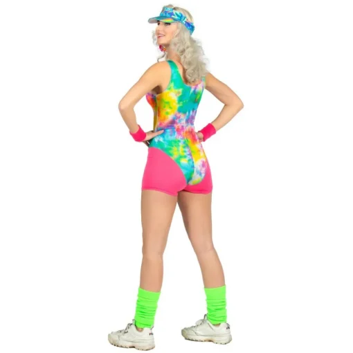 Aerobic Babe Kostyme Rosa