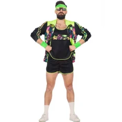 Aerobic Kostyme Neongrønn