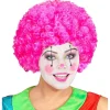 Afro Klovneparykk Lilla