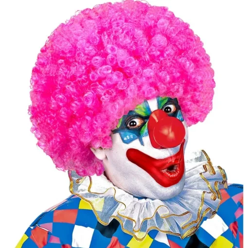 Afro Klovneparykk Lilla