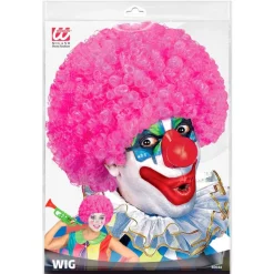 Afro Klovneparykk Lilla