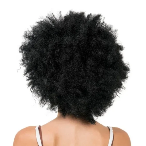 Afro Parykk Svart