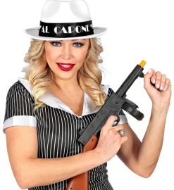 Al Capone Hatt Hvit