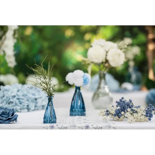 Alexandrine Glassvase Mini Blå