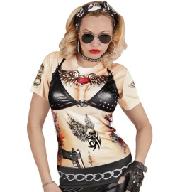 All-in-one Rocker Girl T-skjorte