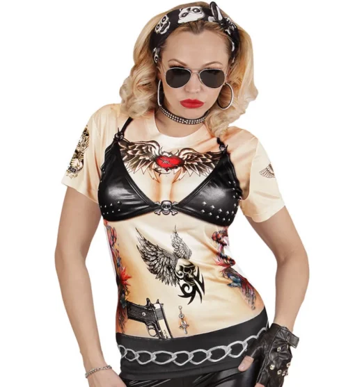 All-in-one Rocker Girl T-skjorte