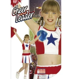 Amerikansk Cheerleader Barnekostyme