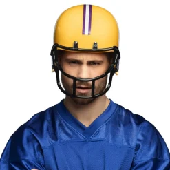 Amerikansk Fotball Hjelm Gul