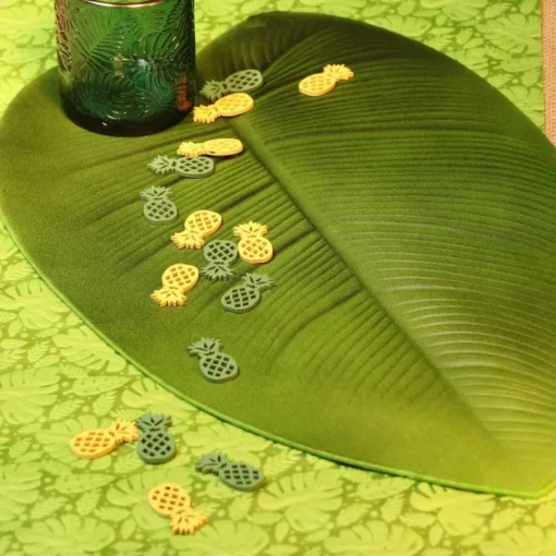 Ananas Tre Konfetti Gul og Grønn
