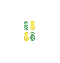 Ananas Tre Konfetti Gul og Grønn