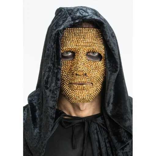 Anonym Diamant Maske Gull
