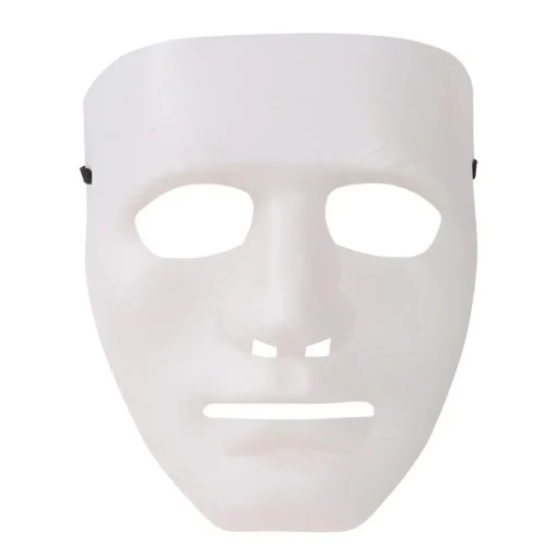 Anonym Halloween Maske Hvit