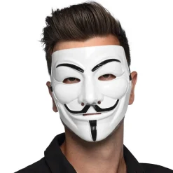Anonymous Maske Hvit
