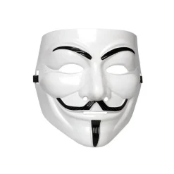 Anonymous Maske Hvit
