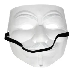 Anonymous Maske Hvit